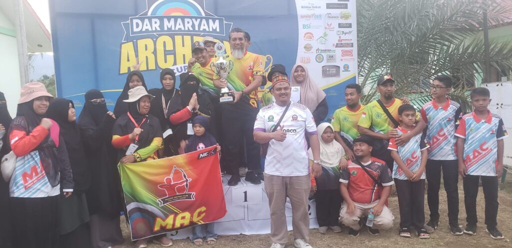 MAC BANDA ACEH JUARA UMUM TURNAMEN DAR MARYAM ARCHERY CUP I 2023